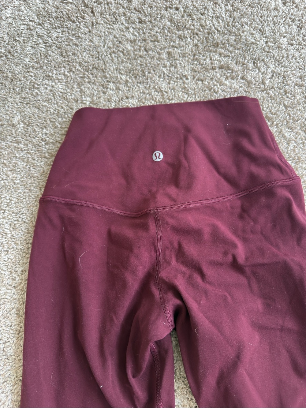 lululemon athletica Align High Rise Leggings 28” - Garnet Size 4